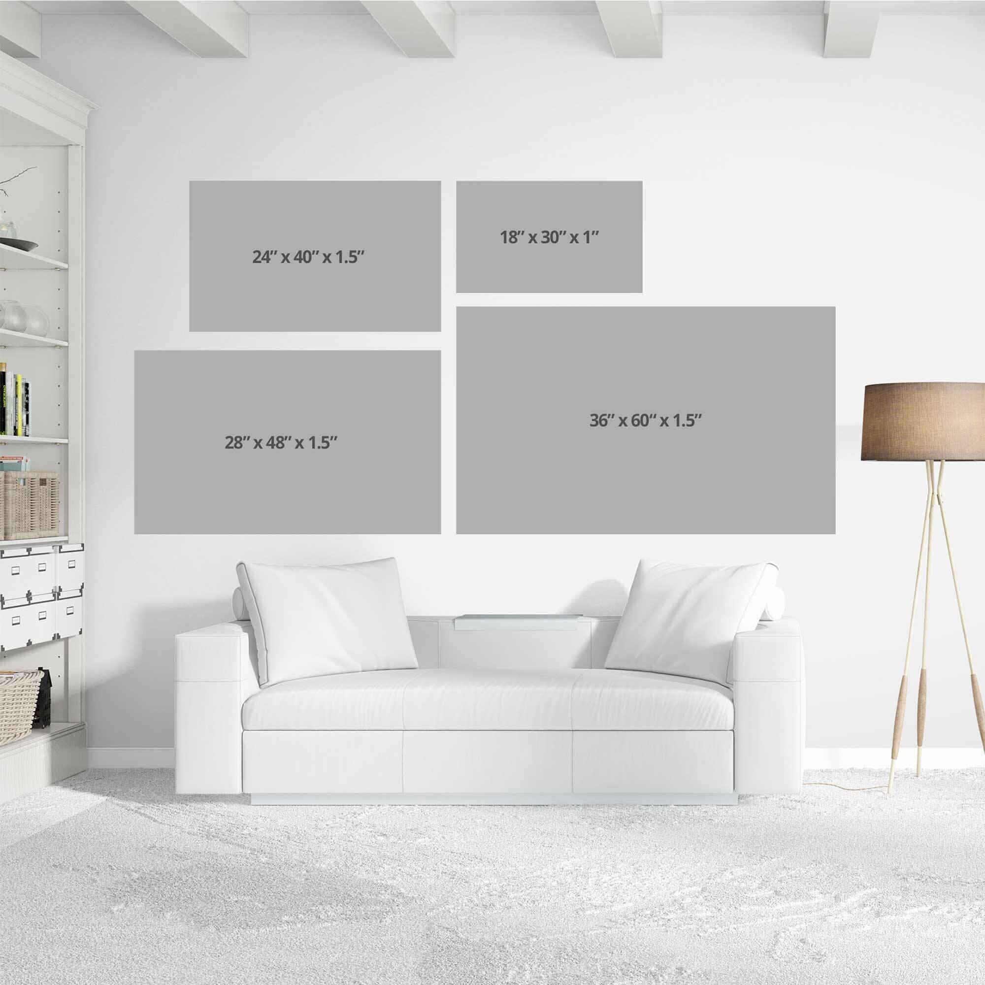 "Spice and Turquoise Florals" Print on Canvas Bed Bath & Beyond